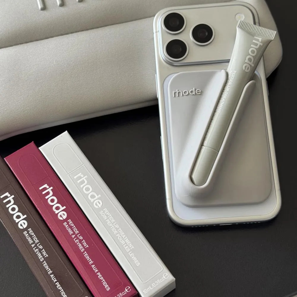 Rhode Universal Magnetic Snap-In Lipstick Case + Lipstick.
