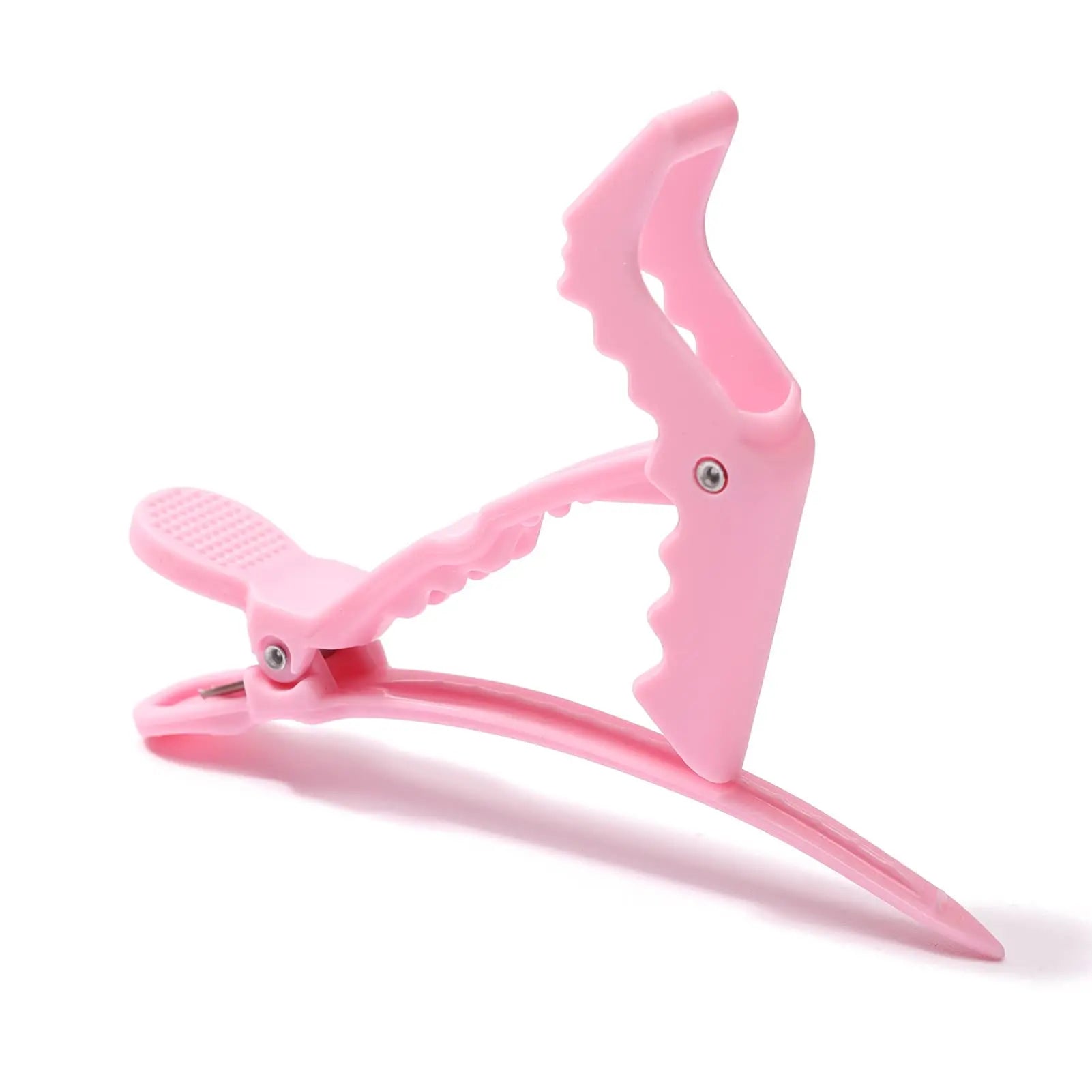 Pink Hair Clips Hairdressing Clamps