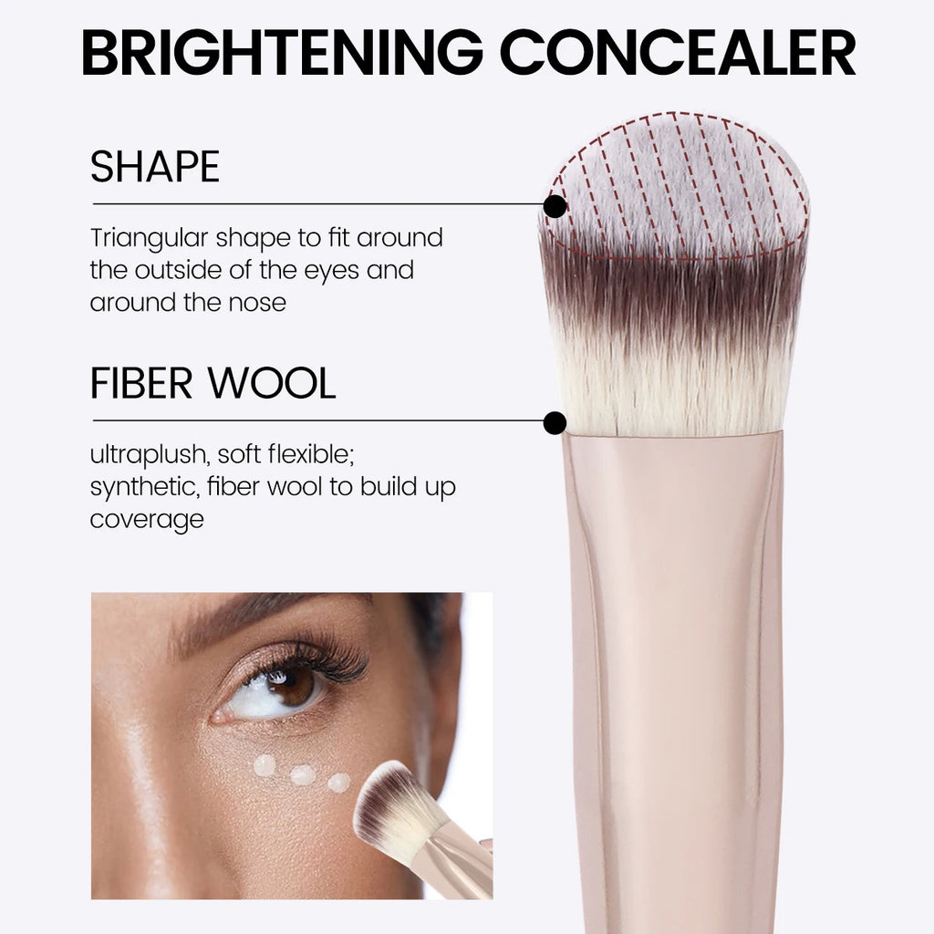 MAANGE Under Eye Concealer Triangle Makeup Brush.