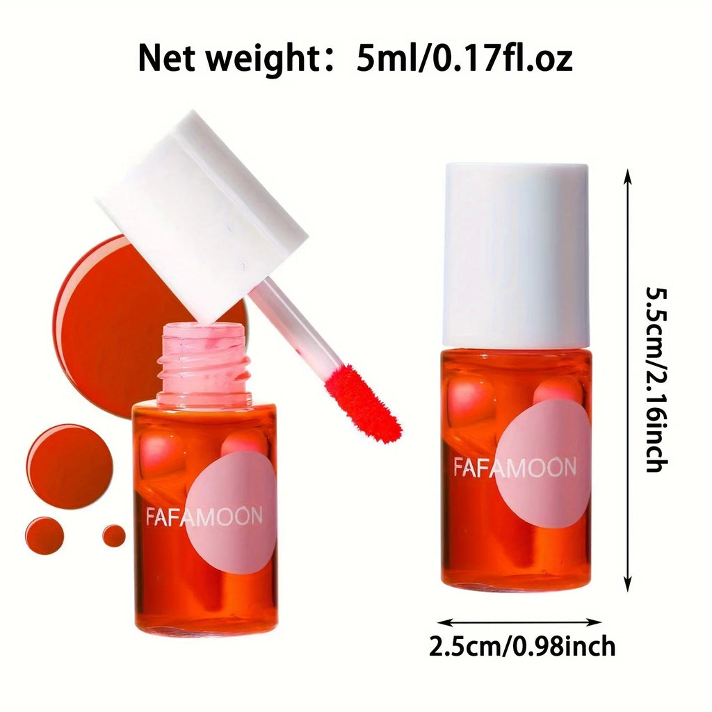 4 color Fruity Lip Tint Water Gloss.