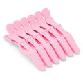 Pink Hair Clips Hairdressing Clamps