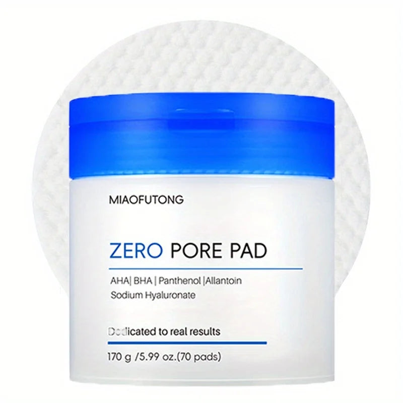 Hyaluronic acid cleansing and makeup remover pads.