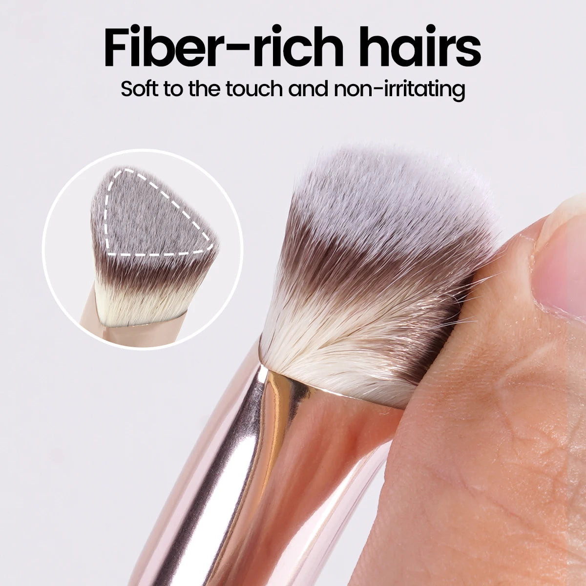 MAANGE Under Eye Concealer Triangle Makeup Brush.