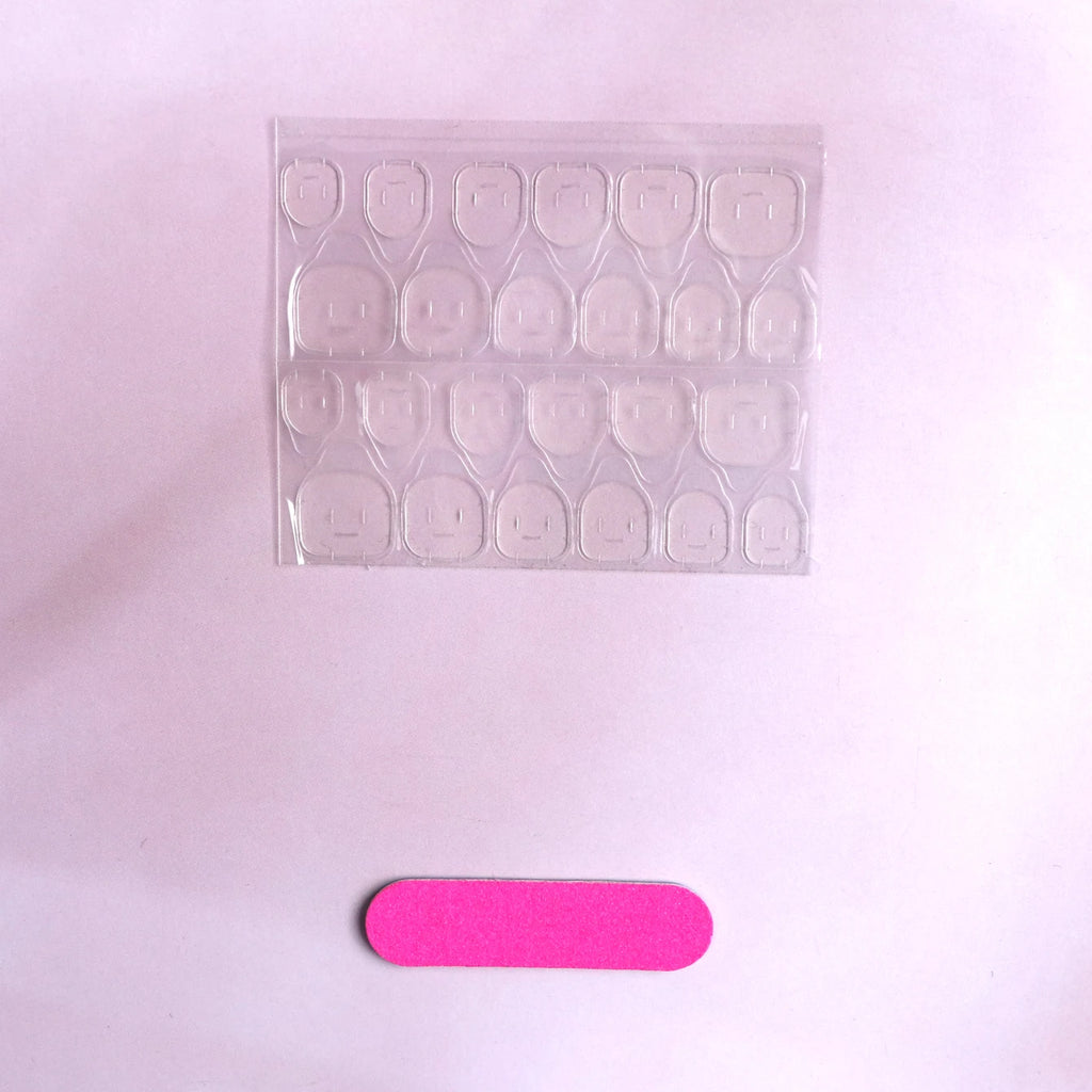 10PCS Diamond French Square Press on Nails.