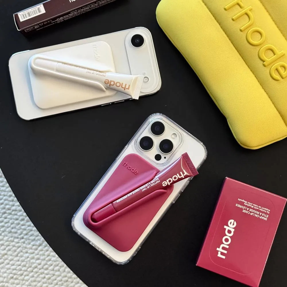 Rhode Universal Magnetic Snap-In Lipstick Case + Lipstick.