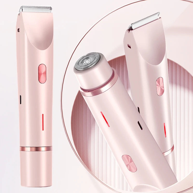 Woman Double Head Electric Shaver Leg Underarm &Bikini.