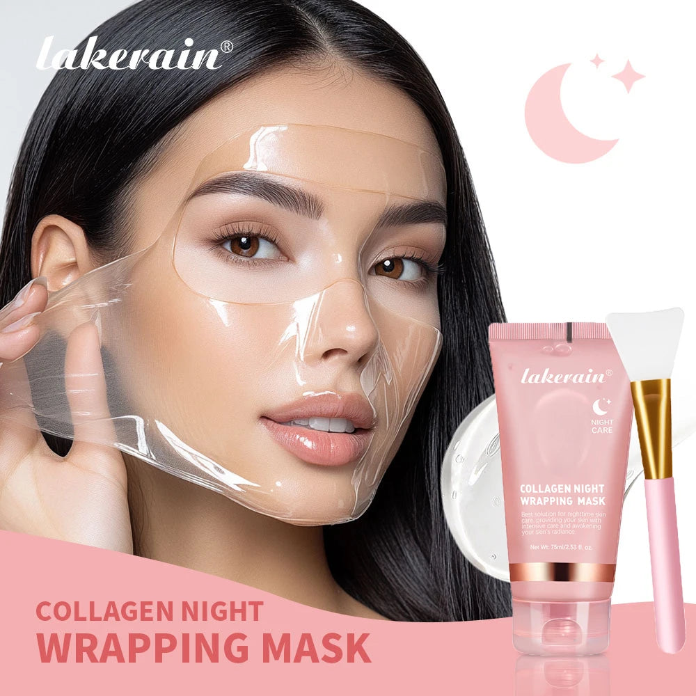 Collagen Wrapping Mask And Brush Set.